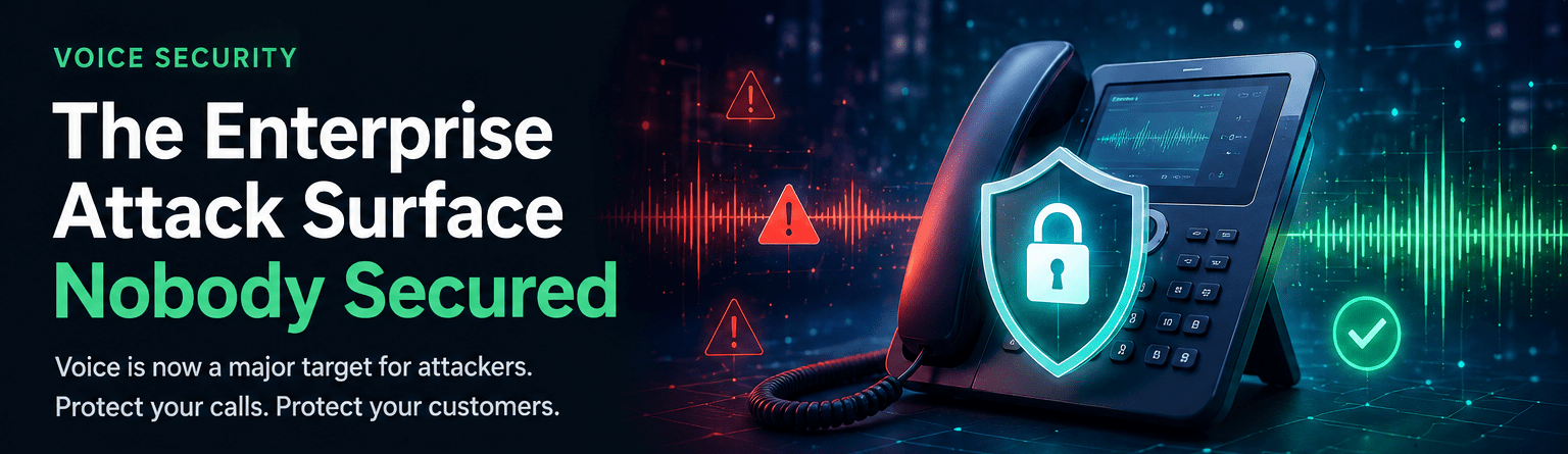 Voice Security: The Enterprise Attack Surface Nobody Secured